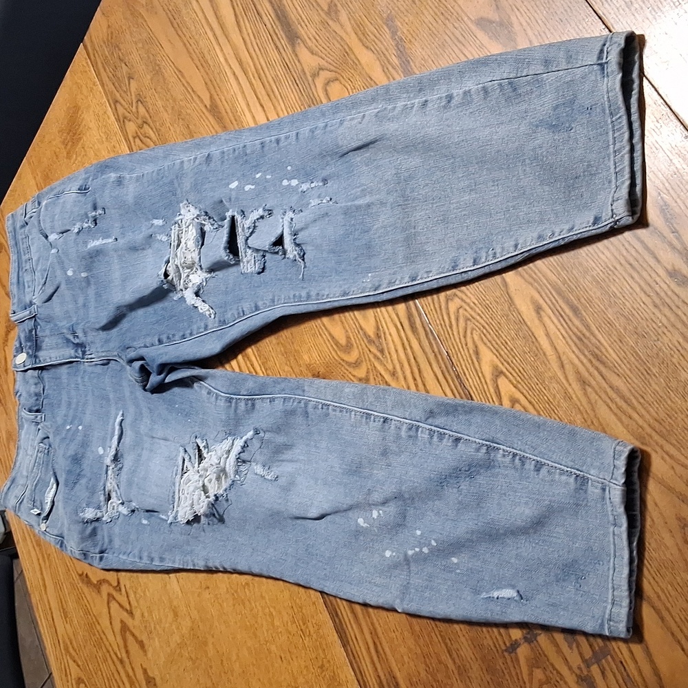 JUDY BLUE Jeans Women 16W Ripped Pants Denim Distressed Preowned Used